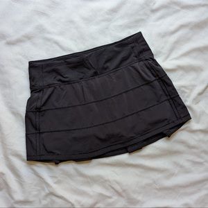 Lululemon Pace Rival Skirt (Regular) 4-way Stretch 13" Black Lululemon Skort